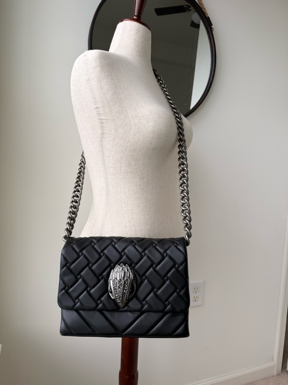 Kurt Geiger Kensington Convertible Quilted Shoulder Bag